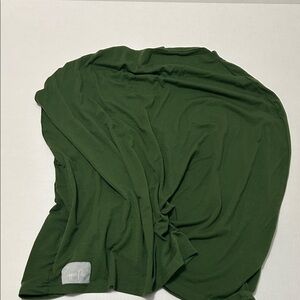 Copper pearl nursing cover forest green